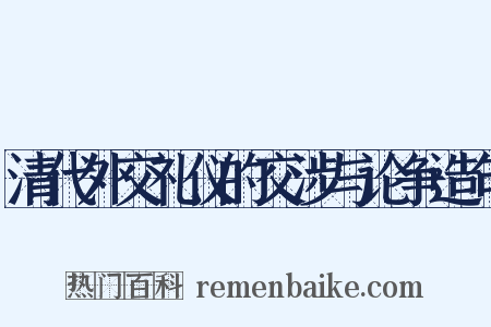 清代外交礼仪的交涉与论争造句是什么意思的图片